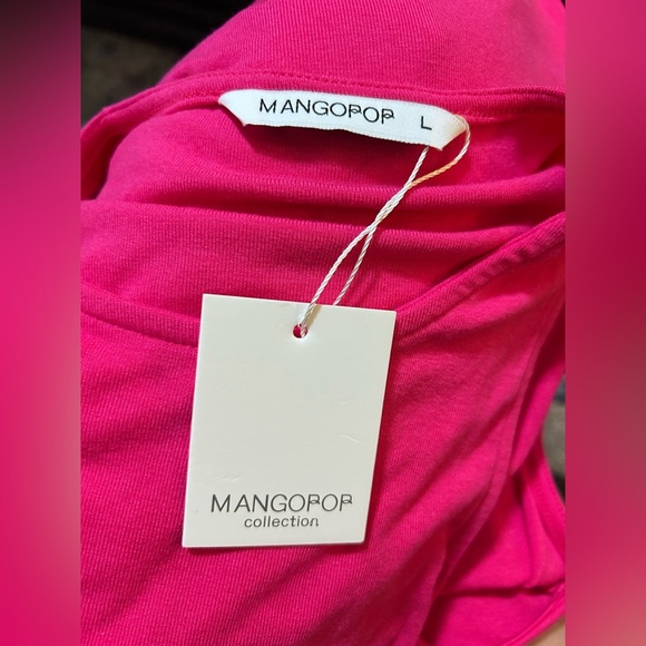 MANGOPOP Tank Top Body Suits Sexy Crew Neck Racerback Halter - Picture 8 of 10